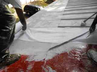 Work in progress by Roof Menders crew