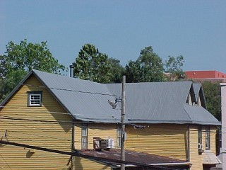 A view of the restaurant from the historical district