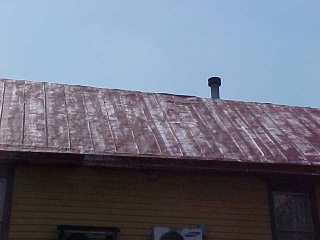 Upper roof ready for top coats