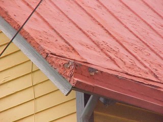 Roofing tin over cedar shakes in Mt. Holly