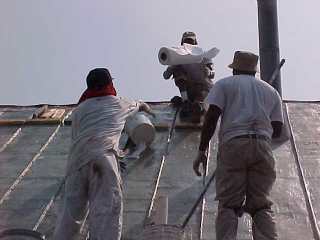 Roof Menders' crew changes work to a game that requires their skill