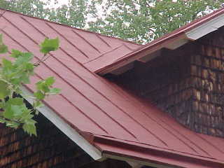 Traditional red was popular due to same color as rust