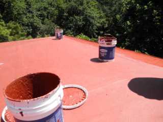 Finishing project that divided the work into two major work periods