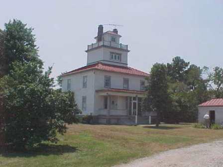 Liston Range Front Lighthouse on the Delaware Bay