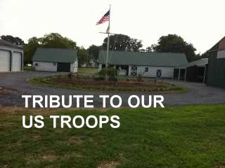 Tribute to US military 